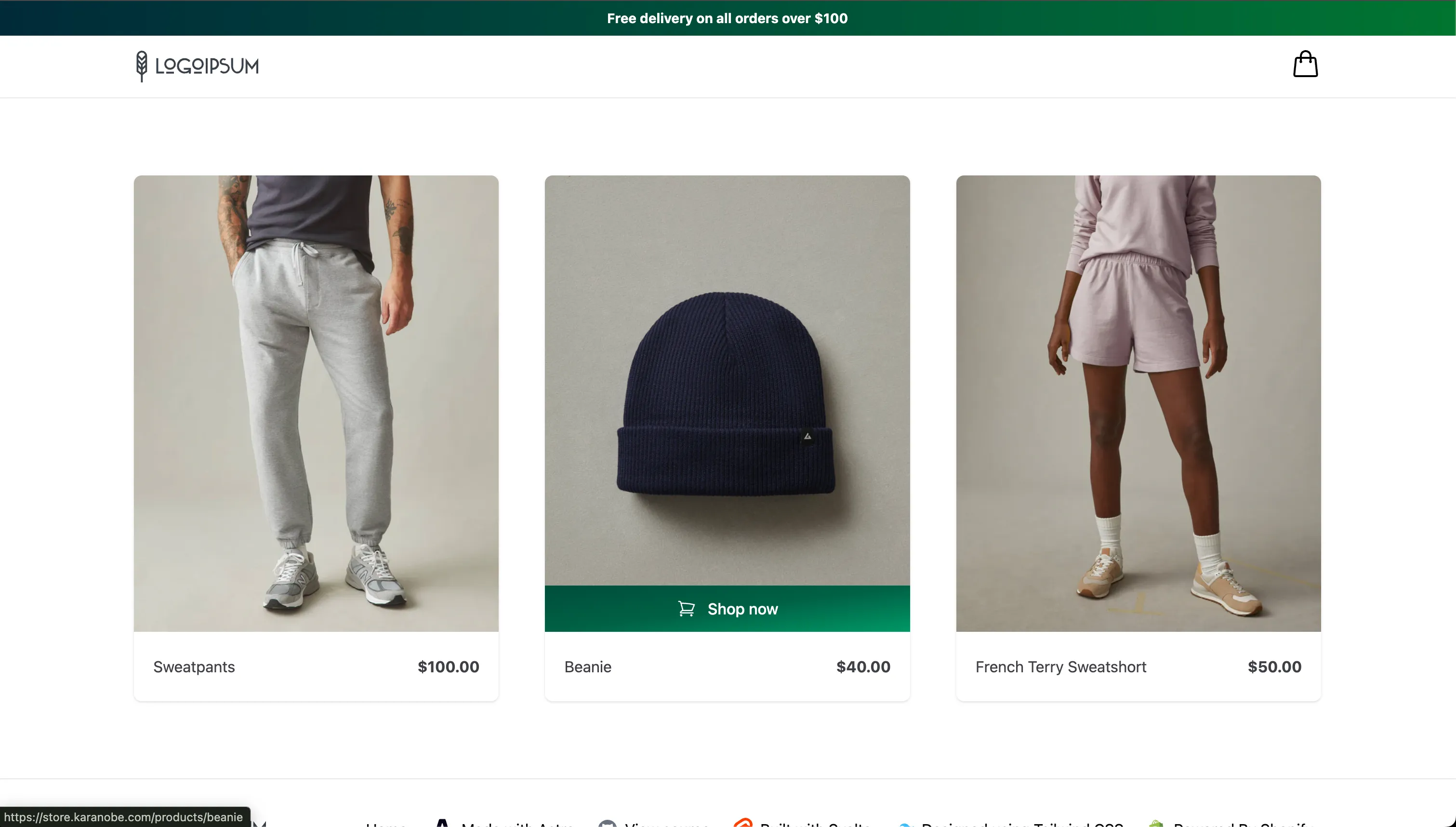 AstroShopify screenshot 2